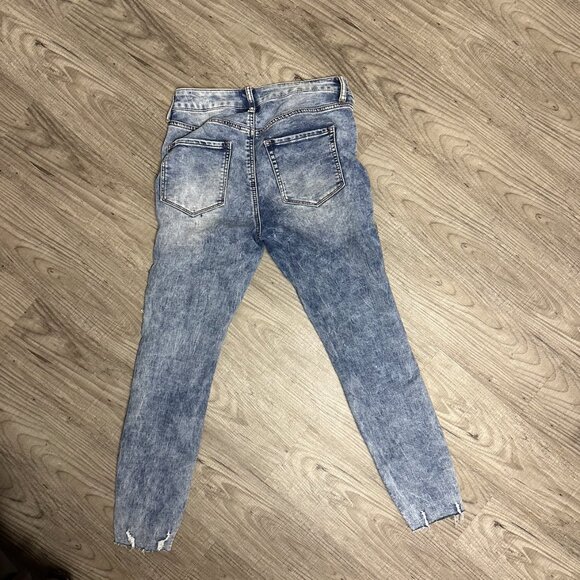 Ankle Jegging High-Rise Ripped Jeans - Picture 2 of 2